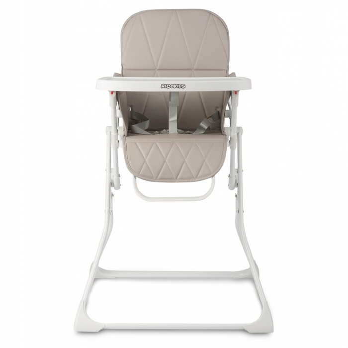 Scaun de masă Ricokids Nuco Alb/Gri, Siguranță și Design