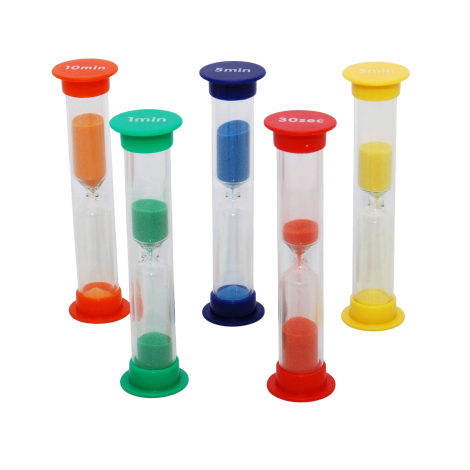 Tickit Miniclepsidre Colorate Set 5 Buc