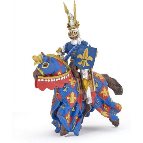 Papo Cal Crin Albastru - Figurină Medievală