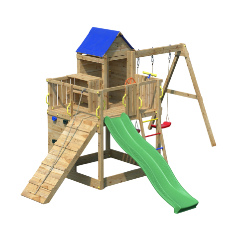Fungoo Treehouse 7in1 - Spațiu Joacă Lemn pentru 10 Copii