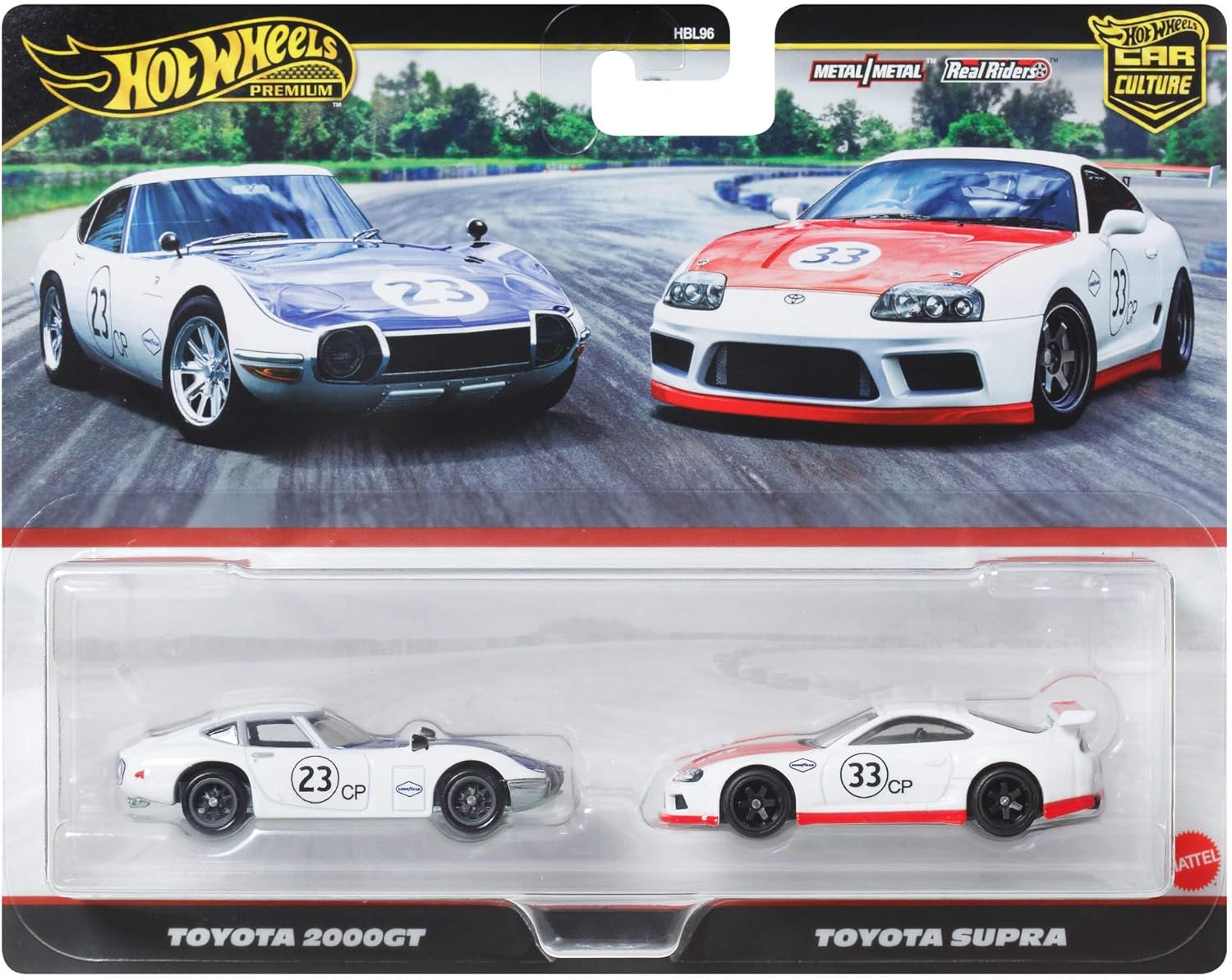 Set Hot Wheels Toyota: 2000GT & Supra Metalice