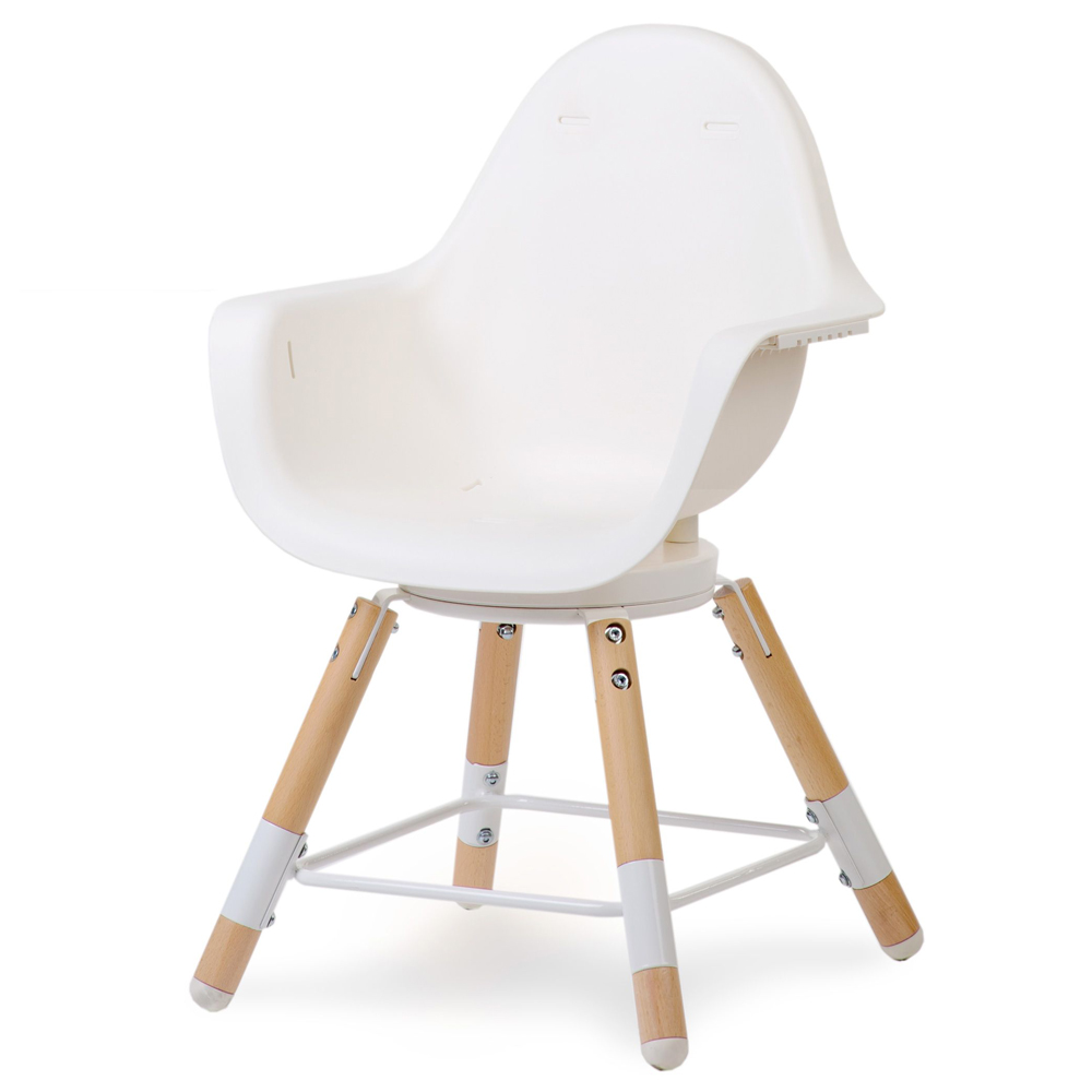 Scaun de masa Childhome Evolu One.80 Natural/Alb - imagine 3