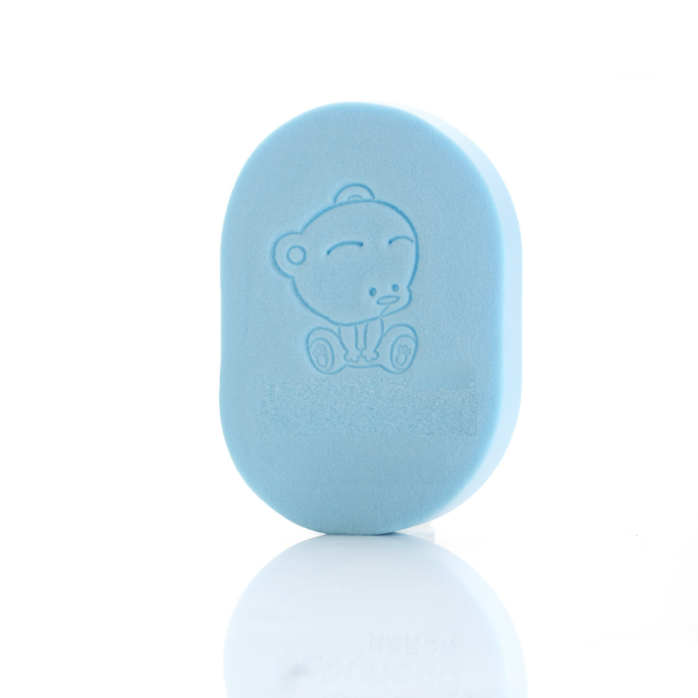 Burete de baie Little Mom Bear Blue - Delicat - imagine 4