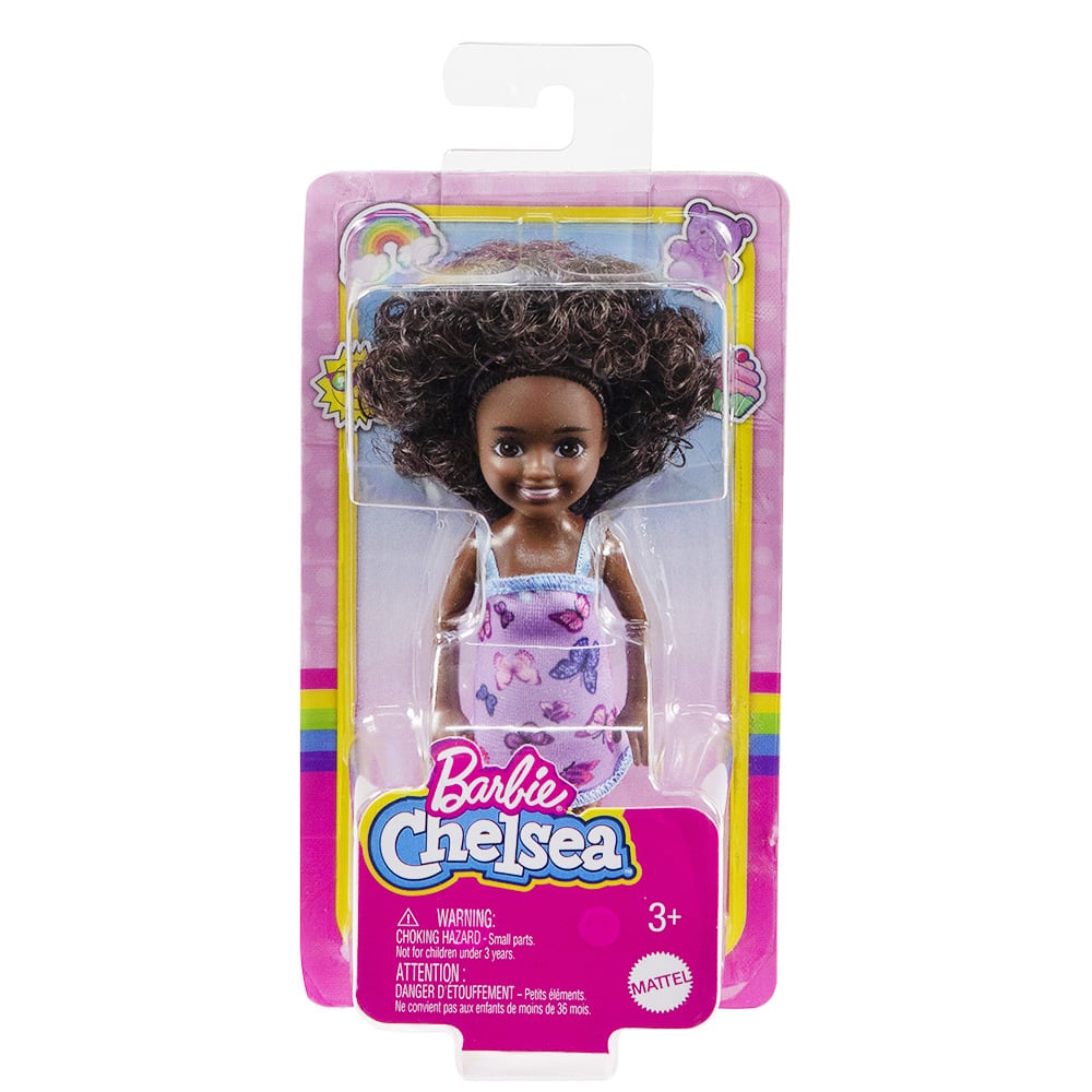 Păpușă Barbie Chelsea Butterfly cu Rochie Mov