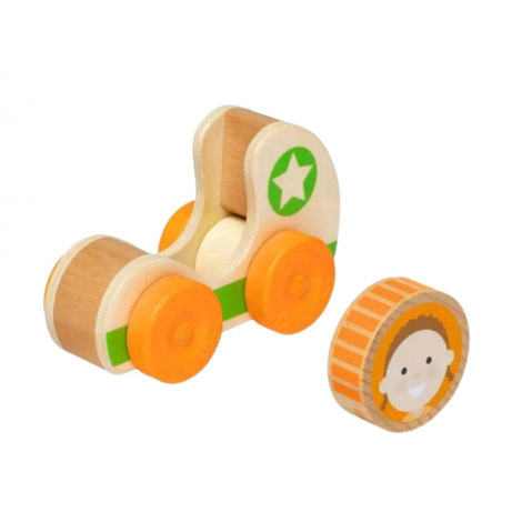 Masinuta Melissa & Doug Green Star GO Tots - imagine 6