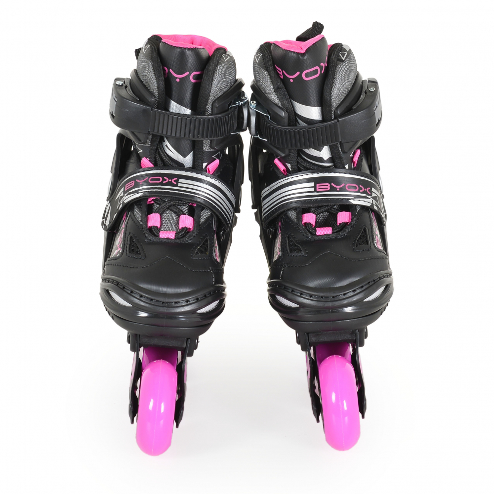 Role Byox Dazzle Pink 34-37 Reglabile Copii - imagine 2