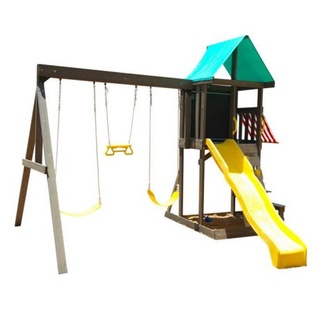 Complex de joaca din lemn Newport Kidkraft - imagine 6