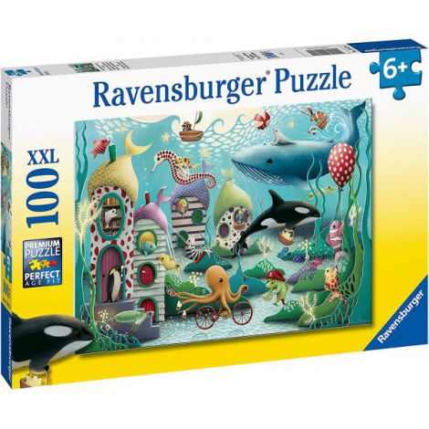 Puzzle Animale Subacvatice, 100 piese, Ravensburger - imagine 3