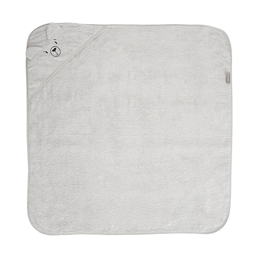 Prosop Lorelli cu glugă Soft Grey 0m+ - imagine 2