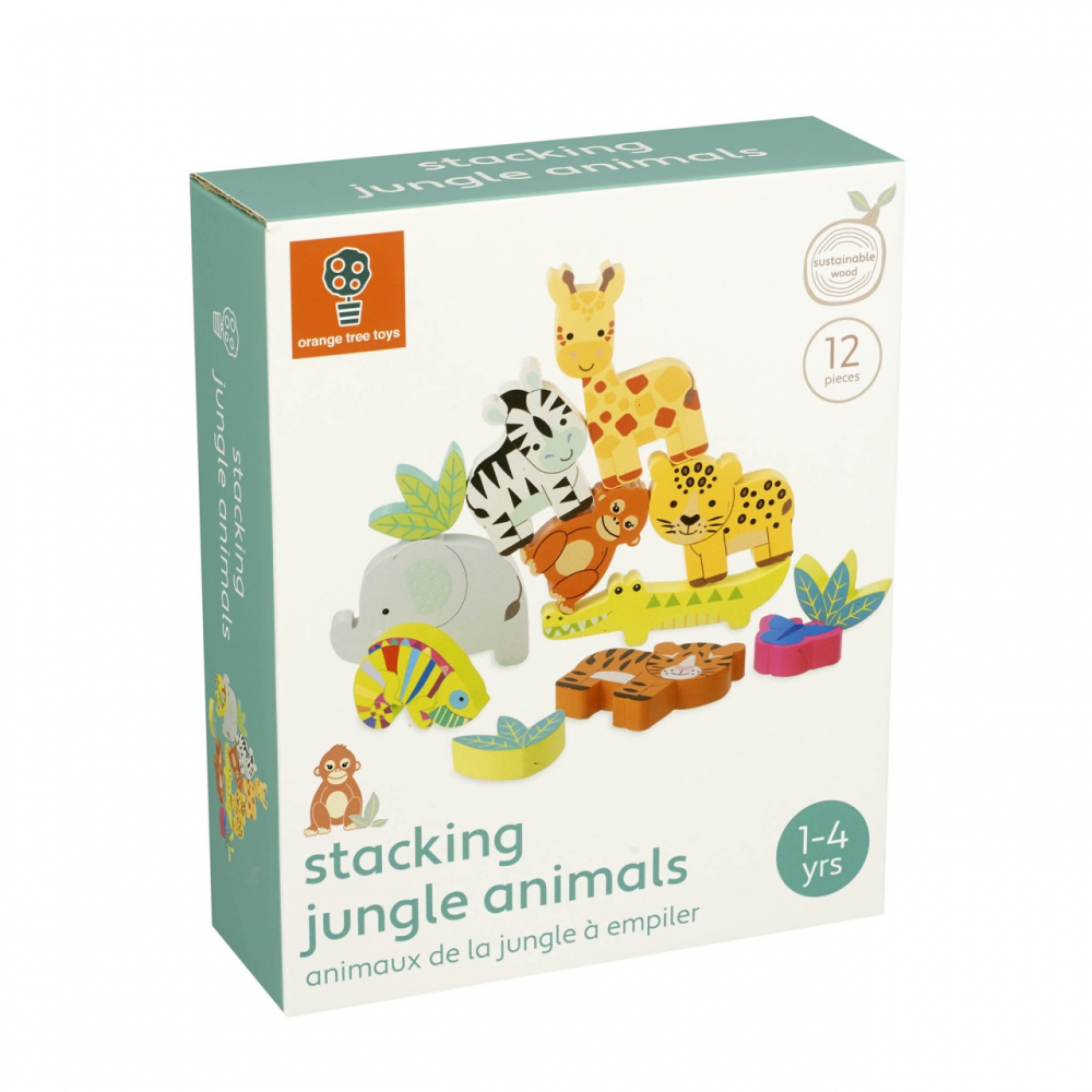 Joc Animale Jungle Stivuit Orange Tree Toys