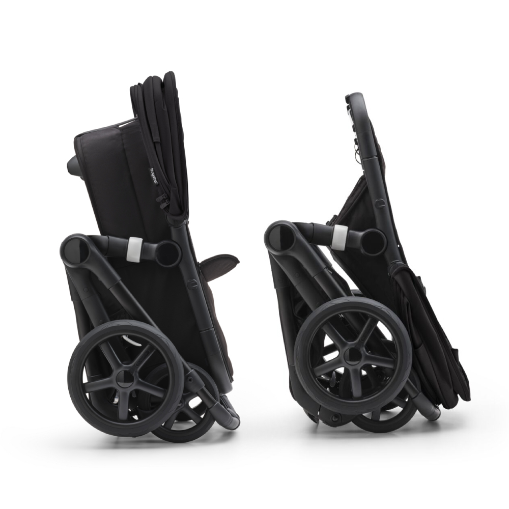 Carucior 2 in 1 Bugaboo Fox 5 Black Grey Melange - imagine 8
