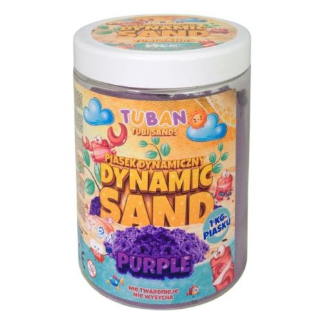 Nisip Kinetic Tuban Mov 1kg - Dezvoltare Creativă