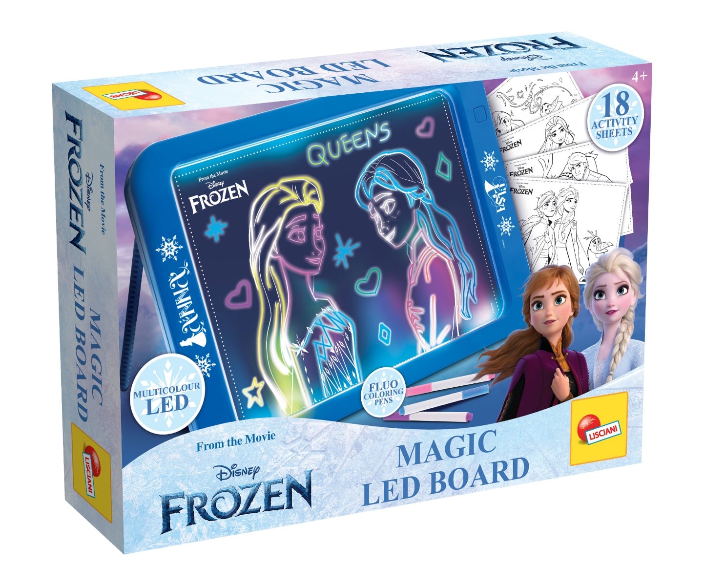 Tabla luminoasa Frozen Lisciani cu 8 efecte
