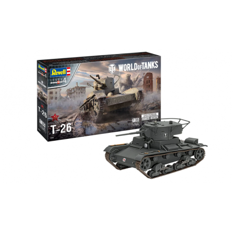 Model Tanc T-26 Revell 1:35 cu Bonus World of Tanks