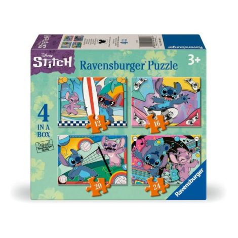 Puzzle Disney Stitch 4-in-1 Ravensburger Progresiv