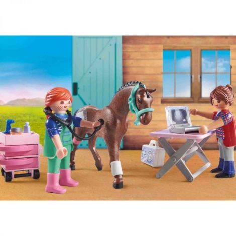 Playmobil Veterinar Caluti - Îngrijire creativă - imagine 3