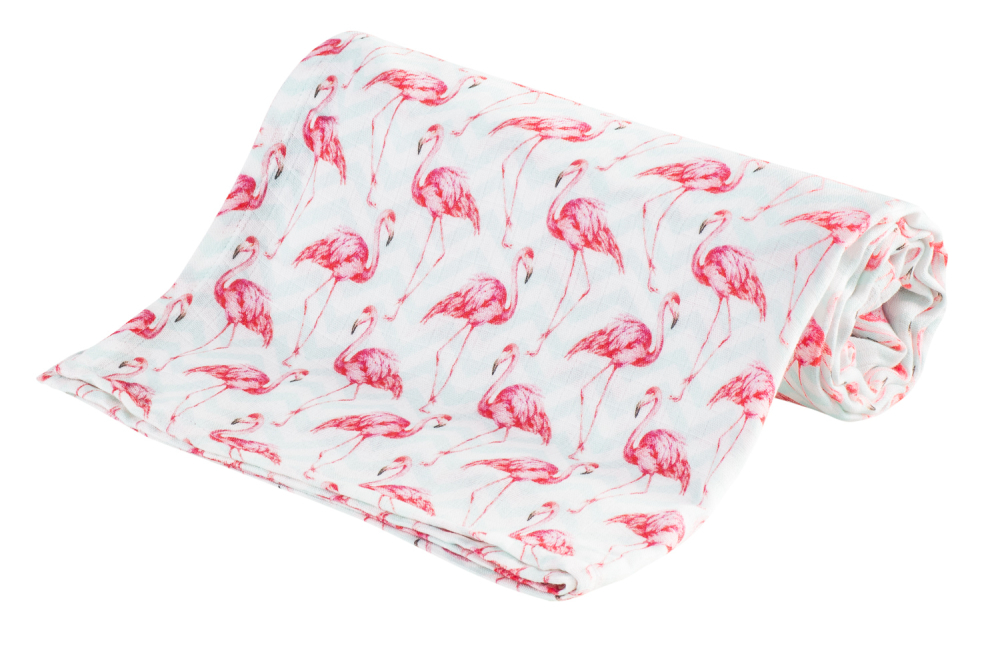 Scutec Bambus Flamingos Arus | Multifuncțional Soft - imagine 3