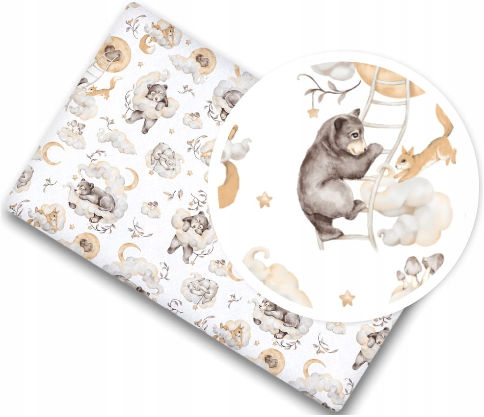 Cearceaf BabyMam 100% Bumbac 120x60 cm - imagine 4