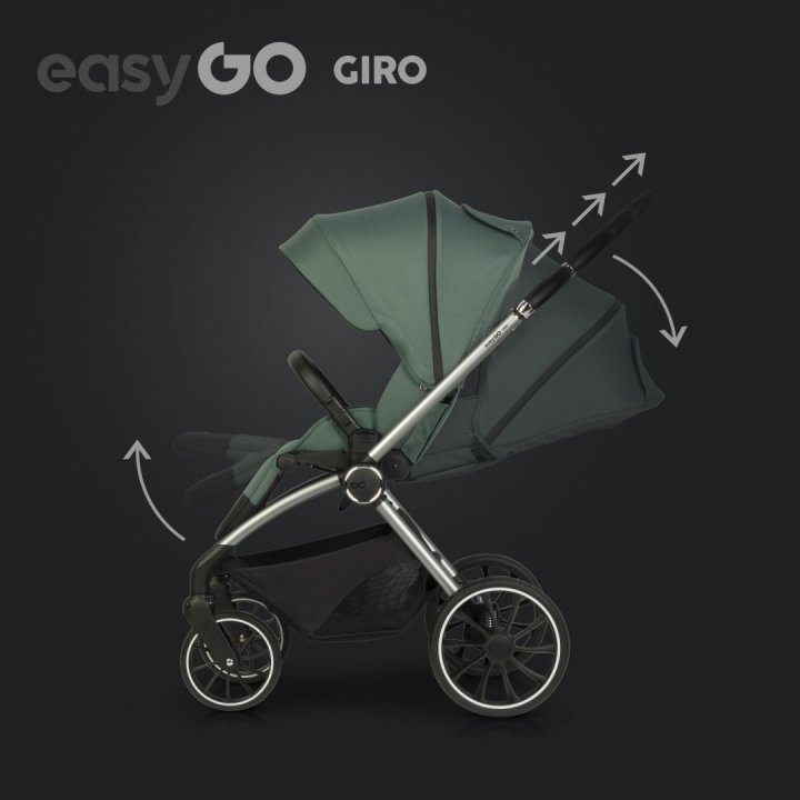 Carucior 2 in 1 Easy Go Giro - Premium, 22kg - imagine 2