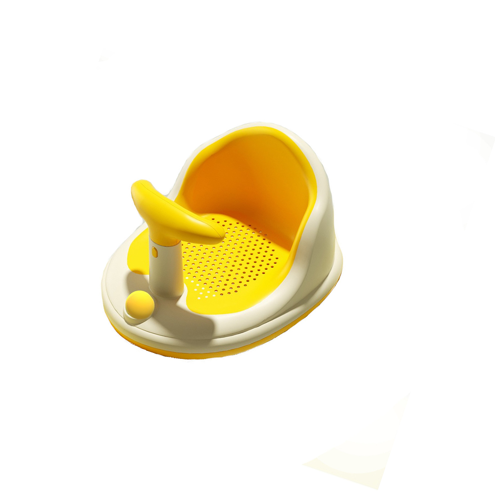 Scaunel baie Little Mom Bubble Yellow, Ergonomic - imagine 6