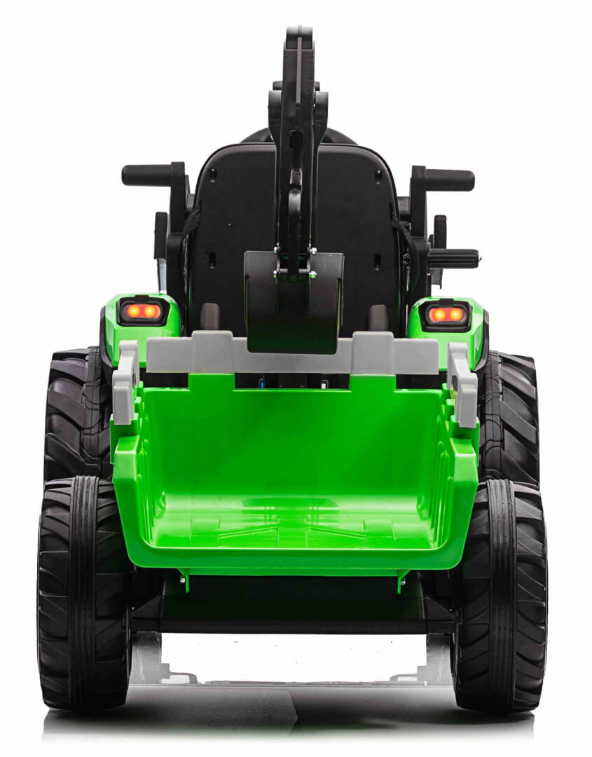 Tractor Excavator Electric 12V cu Remorcă Autokids - imagine 3