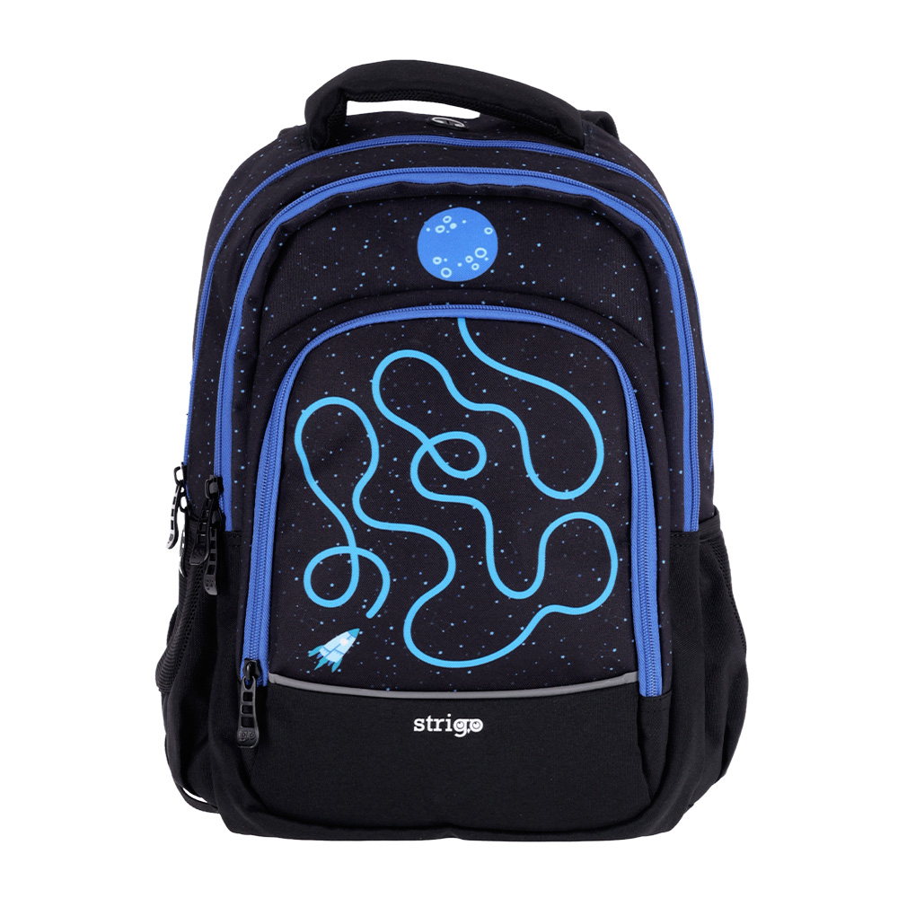 Ghiozdan Strigo Misty+ Black Cosmos | 24L