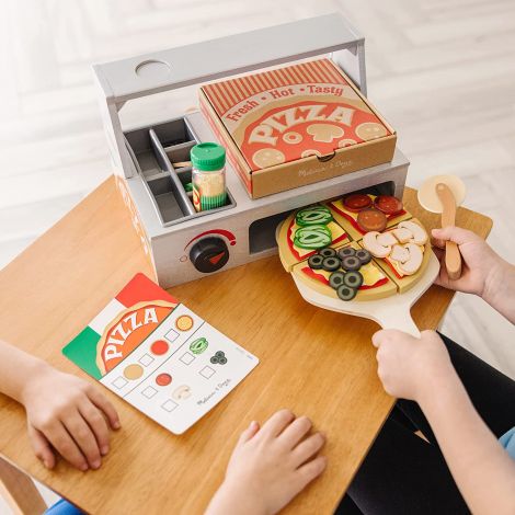 Set Cuptor Pizza Melissa & Doug, Joc de Rol - imagine 9