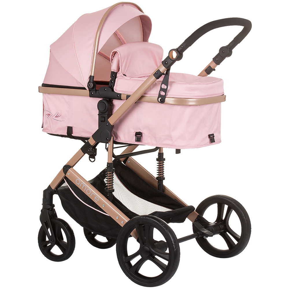 Carucior Chipolino Amore 2in1 Flamingo, Landou + Scaun - imagine 9