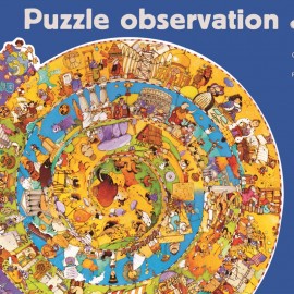 Puzzle Observație Djeco Evoluție, 350 piese