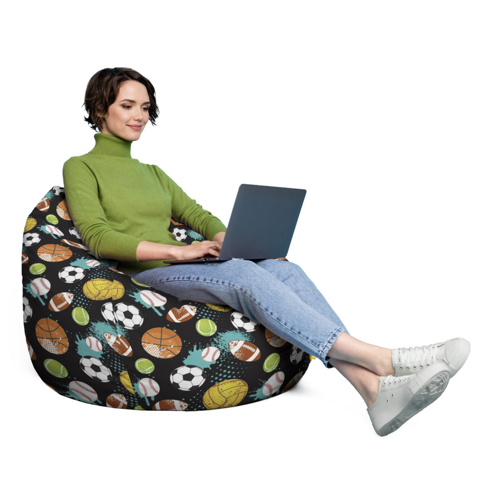 Husa Puf Bean Bag Para XL, Updeco - imagine 4