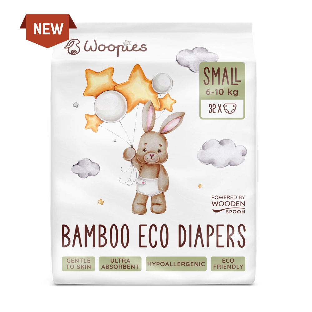 Scutece Eco Bambus S Wooden Spoon 6-10 kg - imagine 2