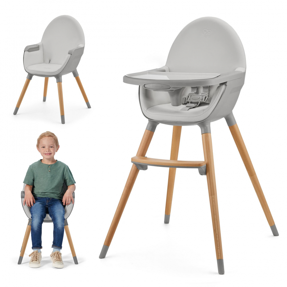 Scaun Masa 2in1 Kinderkraft Fini 2 Grey - imagine 6