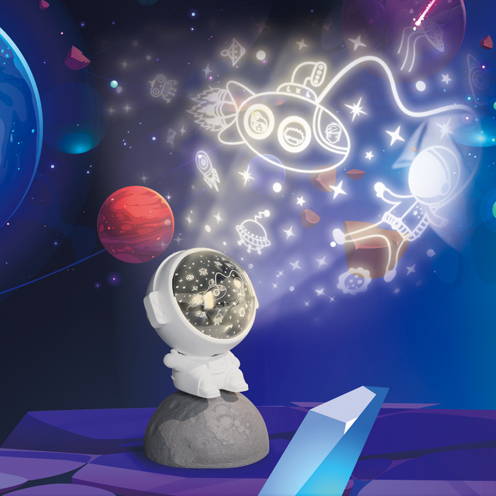 Lampa Veghe Easycare Astronaut 3in1 cu Proiectii - imagine 2