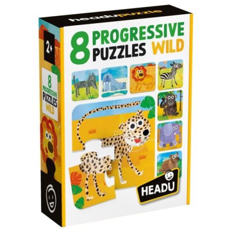 Headu Puzzle Animale 8 în 1 - 55.90 RON - imagine 2