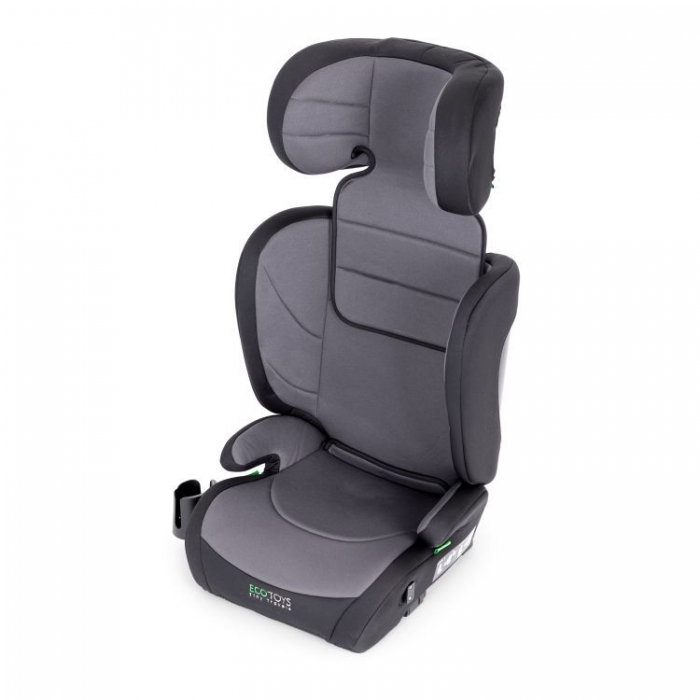 Scaun Auto Ecotoys Isofix i-Size Gri - imagine 6