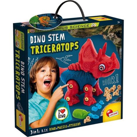 Set STEM Triceratops Lisciani | Jucarie Constructie