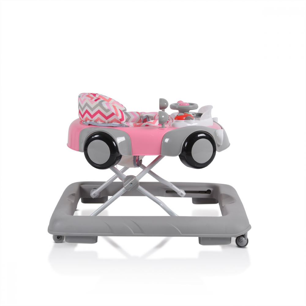 Premergator Cangaroo Shelby Pink, cu jucarie muzicala