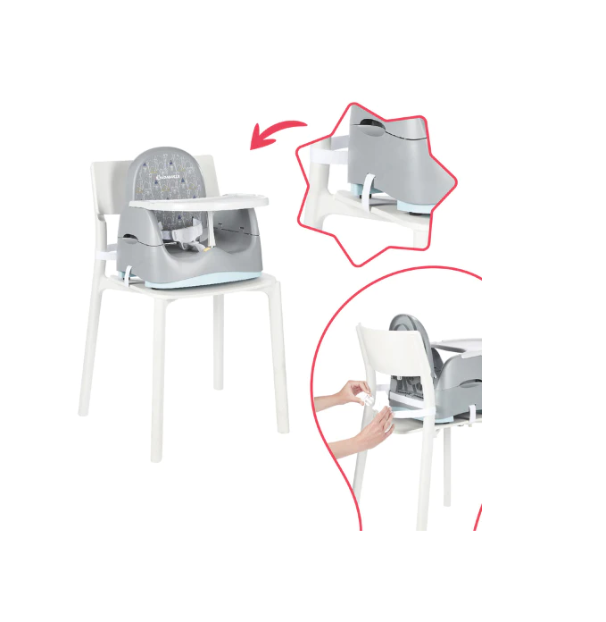 Booster Compact Badabulle HomeGo, Masa Ergonomica - imagine 2
