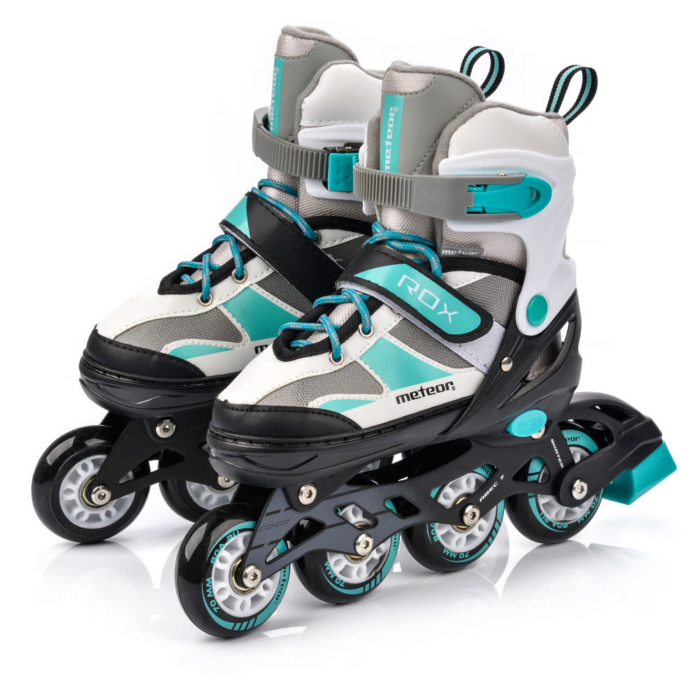 Meteor Role copii Rox Mint aluminiu ABEC-7 - imagine 6