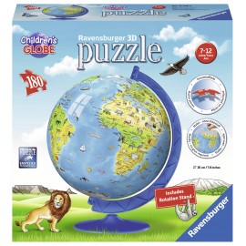 Puzzle 3D Globul Lumii Ravensburger 180 piese