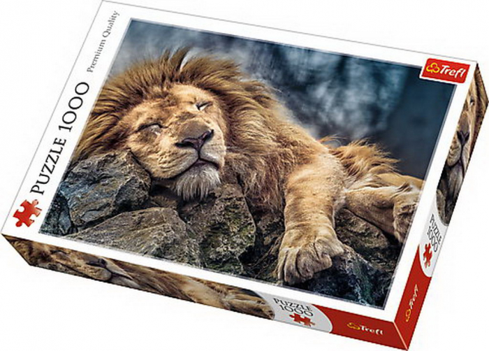 Puzzle Trefl 1000 piese Leu Dormind