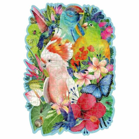 Puzzle Ravensburger Păsări 300 Piese din Lemn
