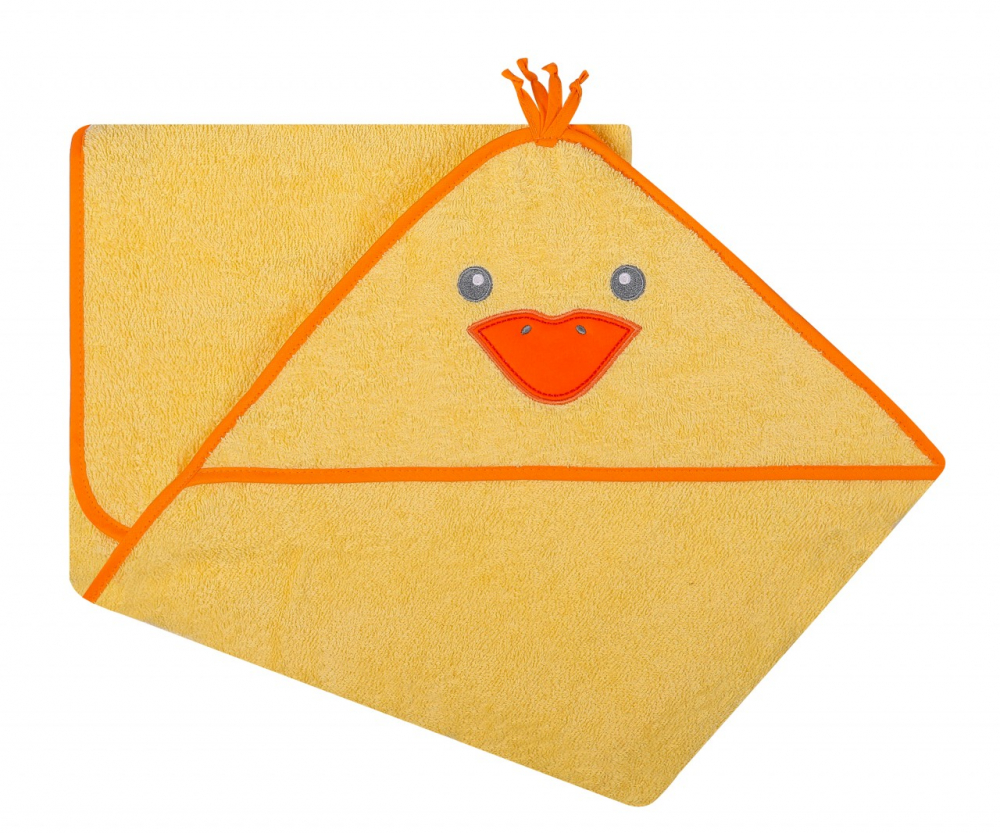 Prosop baie cu gluga Yellow Duck Duetbaby