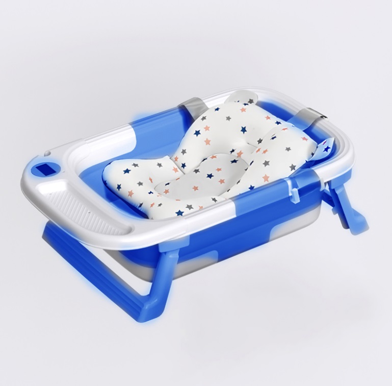 Cadita Little Mom Blue cu Display Temp & Hamac - imagine 6