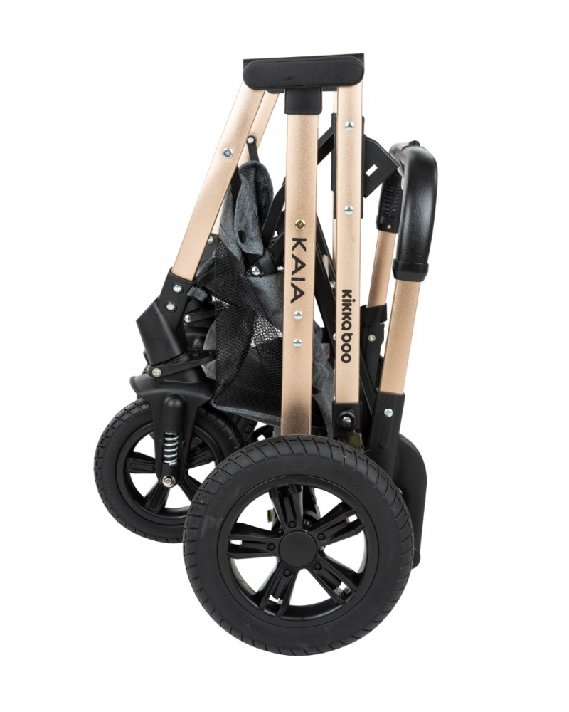 Carucior 3 in 1 KikkaBoo Kaia Dark Grey - imagine 10