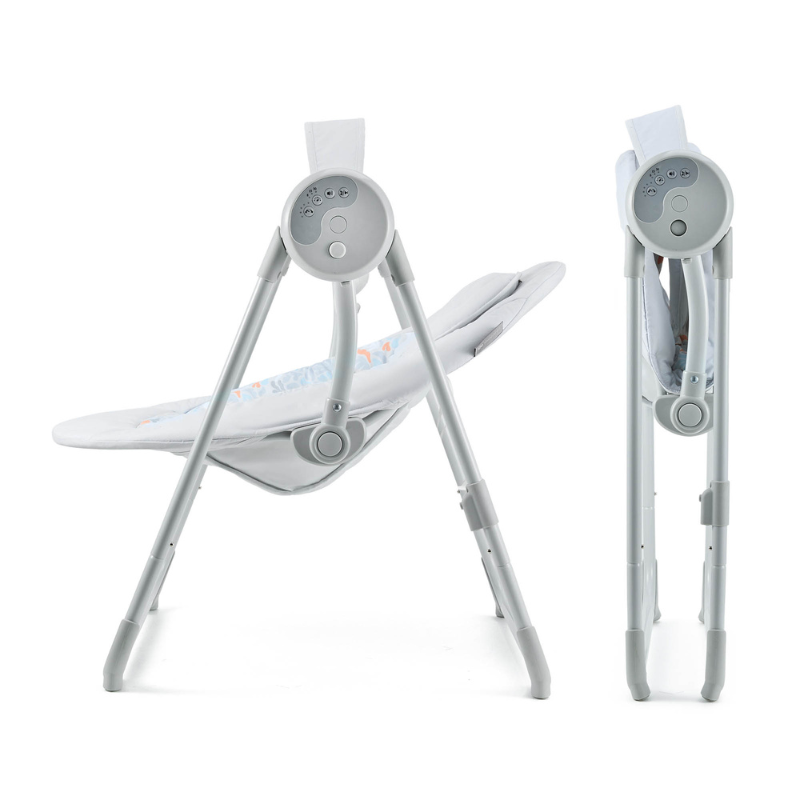 Balansoar Kinderkraft Swingee Gri Electric - imagine 3