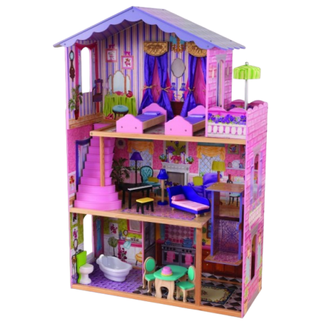 Casuta pentru papusi My Dream Kidkraft, 3 nivele