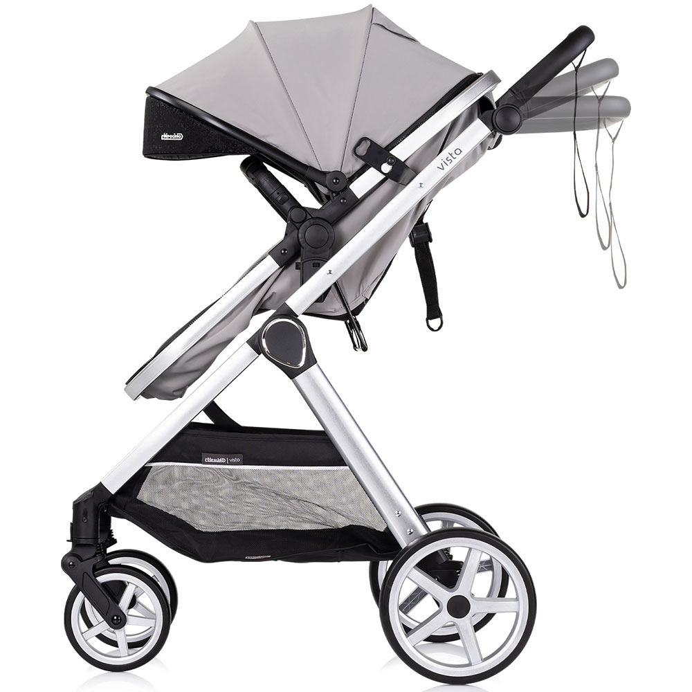 Carucior 3 in 1 Chipolino Vista Cloud Grey - imagine 9