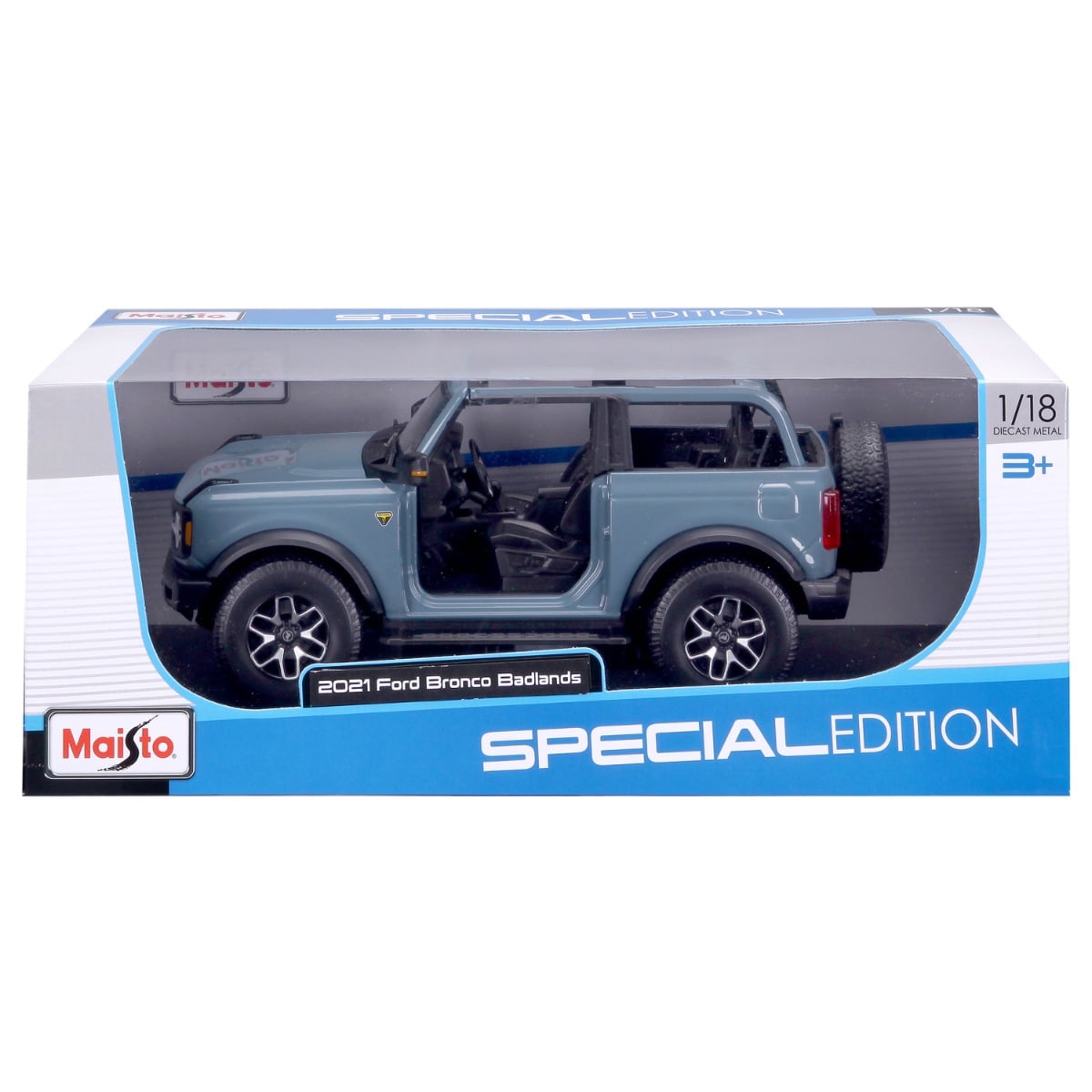 Maisto Ford Bronco Badlands 1:18 Metal Albastru