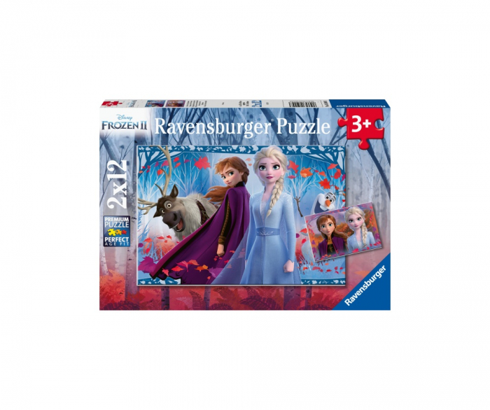 Puzzle Ravensburger Frozen II 2x12 Piese | Educațiv